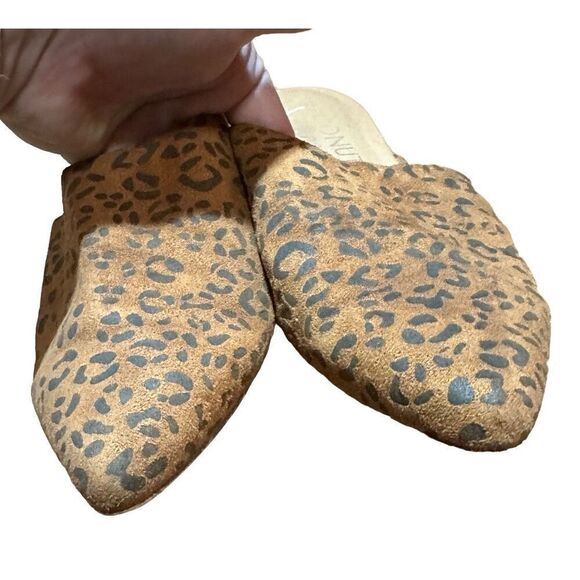 ANTHROPOLOGIE COCONUTS by MATISSE Animal-Printed Flats Sz 9 brown black leopard - Picture 5 of 10